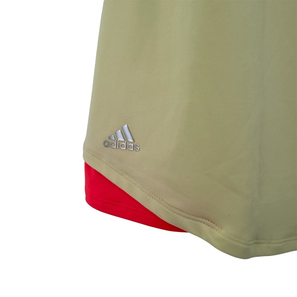 Adidas Climalite Sleeveless Golf Polo Sunflared‎ Yellow Collared Women's Small - Picture 5 of 11